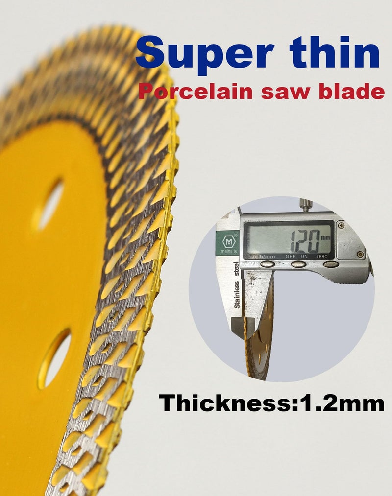 OSTEK Super Thin Diamond Porcelain Blade Tile Blade for Cutting Porcelain Granite Marbles Tiles (4) - Image 3